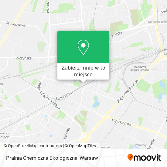 Mapa Pralnia Chemiczna Ekologiczna