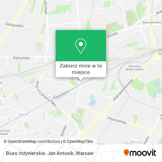 Mapa Biuro Inżynierskie. Jan Antosik