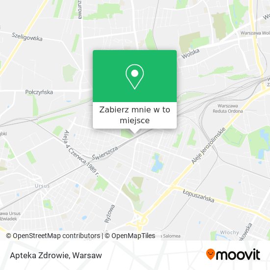 Mapa Apteka Zdrowie