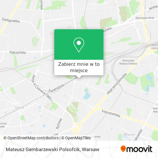 Mapa Mateusz Gembarzewski Polsofcik