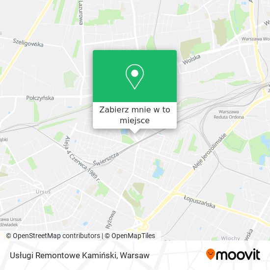 Mapa Usługi Remontowe Kamiński