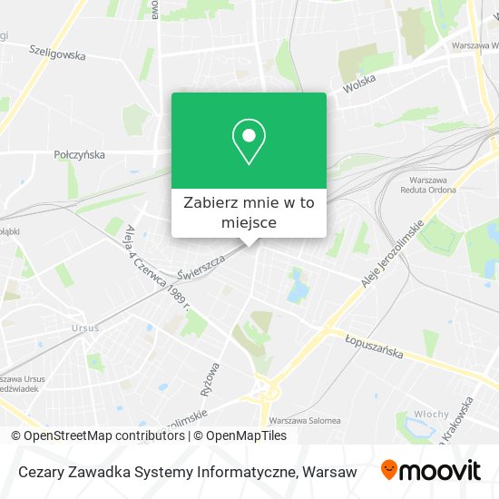 Mapa Cezary Zawadka Systemy Informatyczne