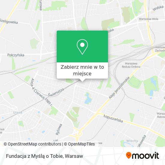 Mapa Fundacja z Myślą o Tobie