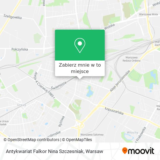 Mapa Antykwariat Falkor Nina Szczesniak