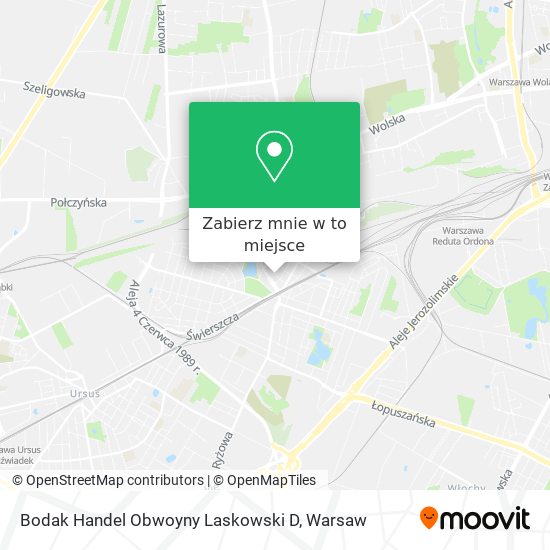 Mapa Bodak Handel Obwoyny Laskowski D