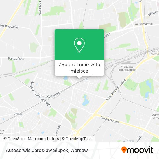 Mapa Autoserwis Jarosław Słupek