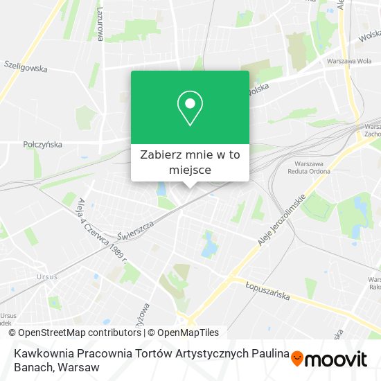 Mapa Kawkownia Pracownia Tortów Artystycznych Paulina Banach