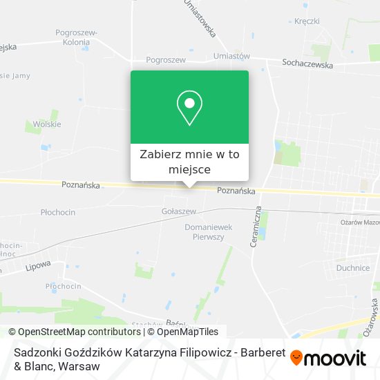 Mapa Sadzonki Goździków Katarzyna Filipowicz - Barberet & Blanc