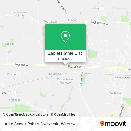 Mapa Auto Serwis Robert Owczarski