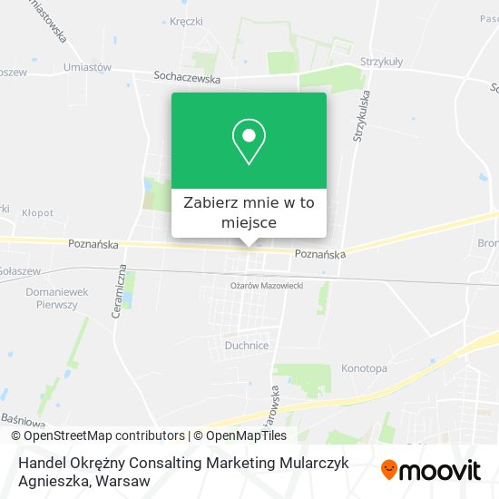 Mapa Handel Okrężny Consalting Marketing Mularczyk Agnieszka