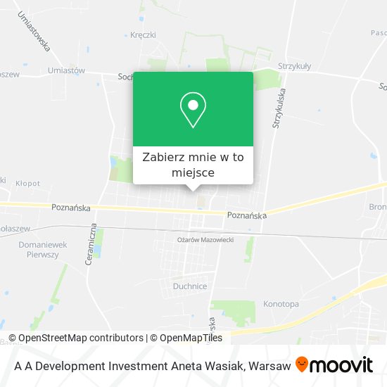 Mapa A A Development Investment Aneta Wasiak