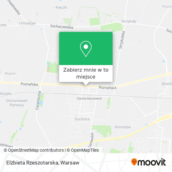 Mapa Elżbieta Rzeszotarska