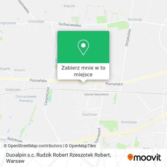 Mapa Duoalpin s.c. Rudzik Robert Rzeszotek Robert