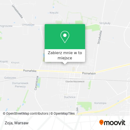 Mapa Zoja