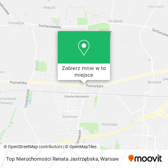 Mapa Top Nieruchomości Renata Jastrzębska