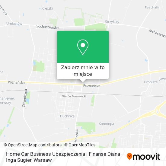 Mapa Home Car Business Ubezpieczenia i Finanse Diana Inga Sugier