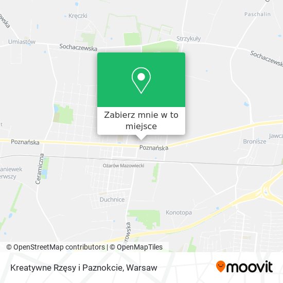 Mapa Kreatywne Rzęsy i Paznokcie