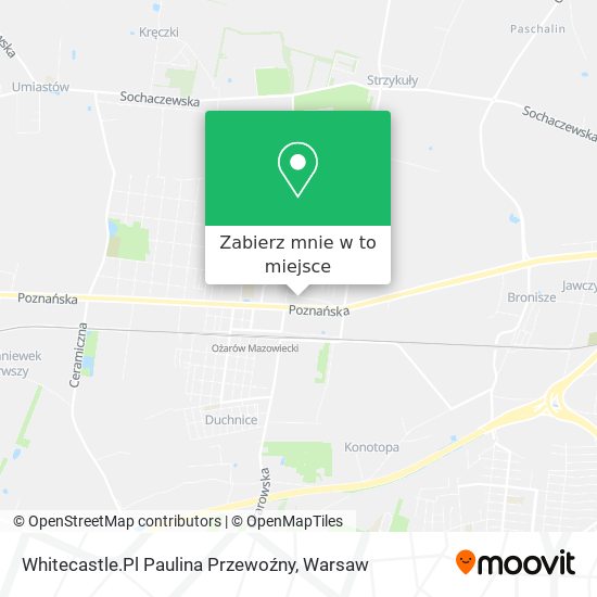 Mapa Whitecastle.Pl Paulina Przewoźny