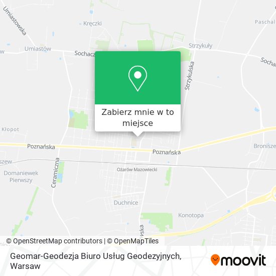 Mapa Geomar-Geodezja Biuro Usług Geodezyjnych