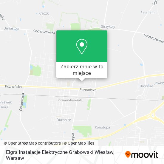 Mapa Elgra Instalacje Elektryczne Grabowski Wiesław