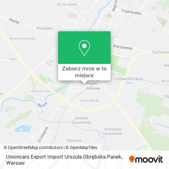 Mapa Unioncars Export Import Urszula Obrębska Panek