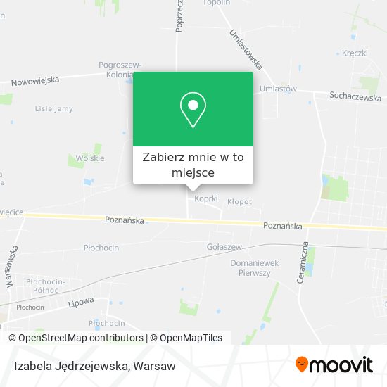 Mapa Izabela Jędrzejewska