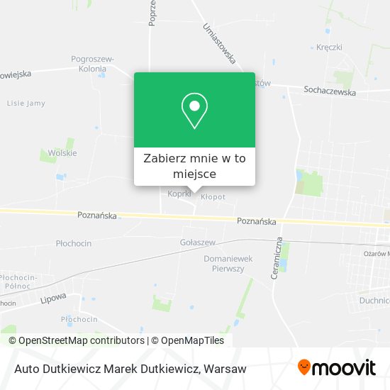 Mapa Auto Dutkiewicz Marek Dutkiewicz