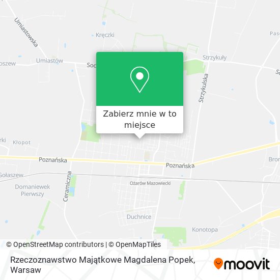 Mapa Rzeczoznawstwo Majątkowe Magdalena Popek