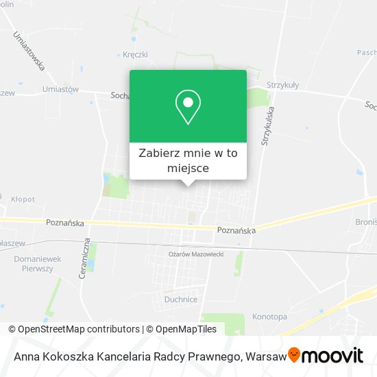 Mapa Anna Kokoszka Kancelaria Radcy Prawnego