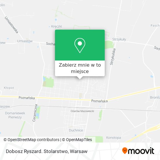 Mapa Dobosz Ryszard. Stolarstwo