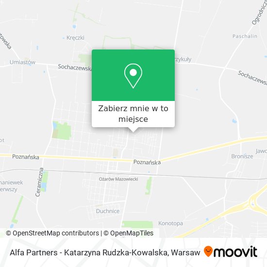 Mapa Alfa Partners - Katarzyna Rudzka-Kowalska