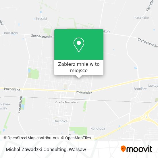 Mapa Michał Zawadzki Consulting