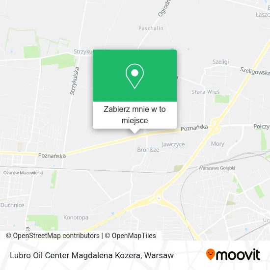 Mapa Lubro Oil Center Magdalena Kozera