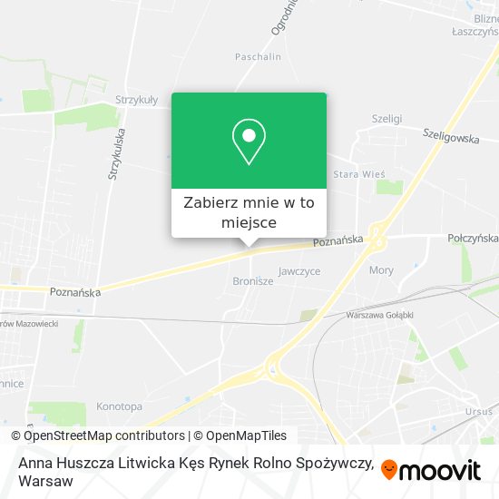 Mapa Anna Huszcza Litwicka Kęs Rynek Rolno Spożywczy