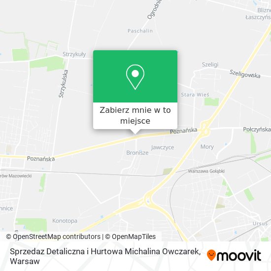 Mapa Sprzedaz Detaliczna i Hurtowa Michalina Owczarek