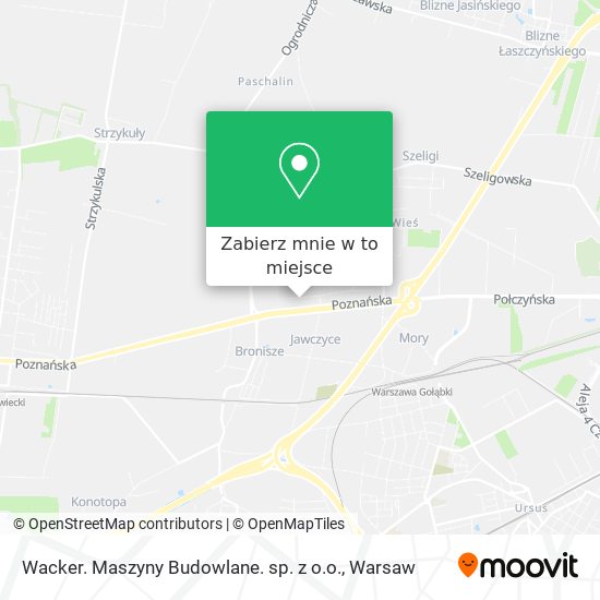 Mapa Wacker. Maszyny Budowlane. sp. z o.o.