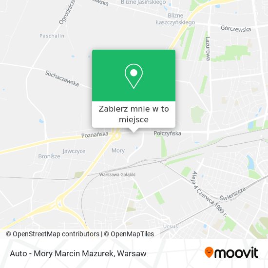 Mapa Auto - Mory Marcin Mazurek