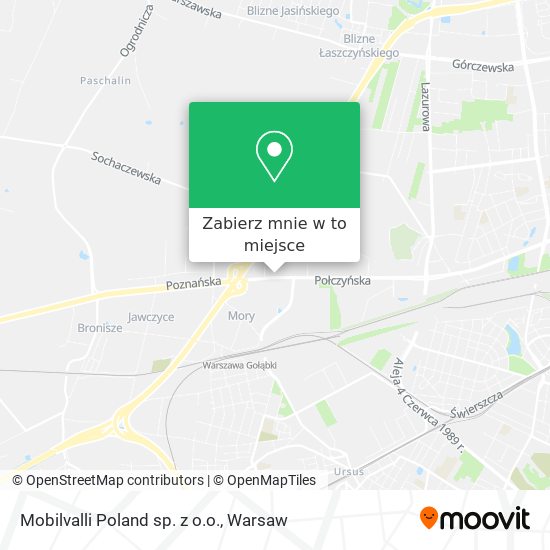 Mapa Mobilvalli Poland sp. z o.o.