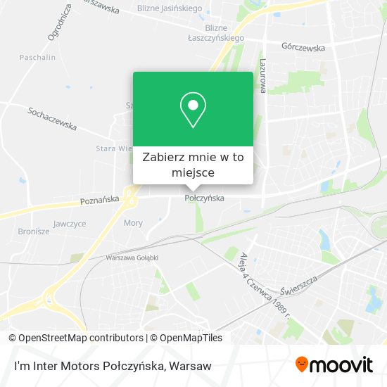 Mapa I'm Inter Motors Połczyńska