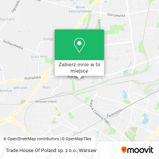 Mapa Trade House Of Poland sp. z o.o.