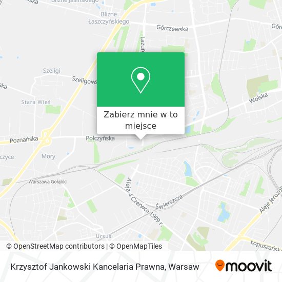 Mapa Krzysztof Jankowski Kancelaria Prawna