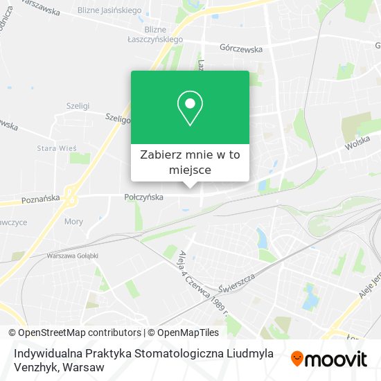 Mapa Indywidualna Praktyka Stomatologiczna Liudmyla Venzhyk