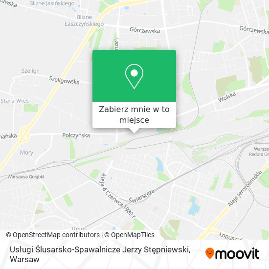 Mapa Usługi Ślusarsko-Spawalnicze Jerzy Stępniewski