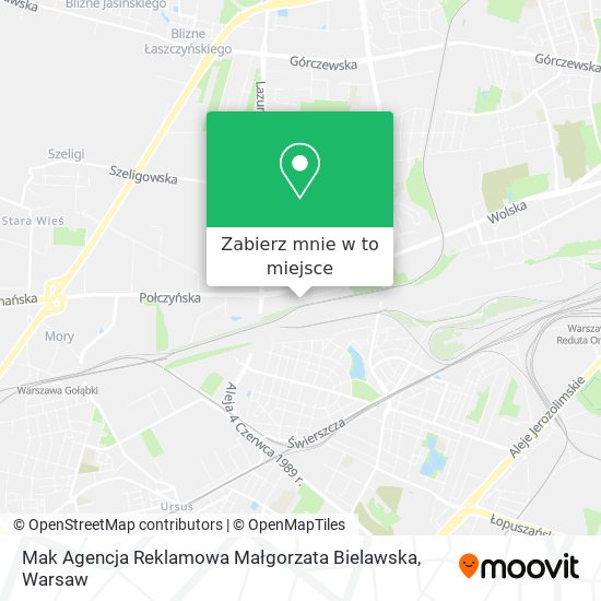 Mapa Mak Agencja Reklamowa Małgorzata Bielawska