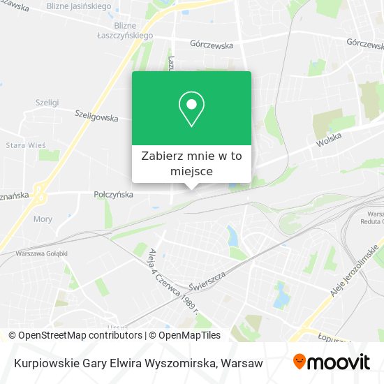 Mapa Kurpiowskie Gary Elwira Wyszomirska