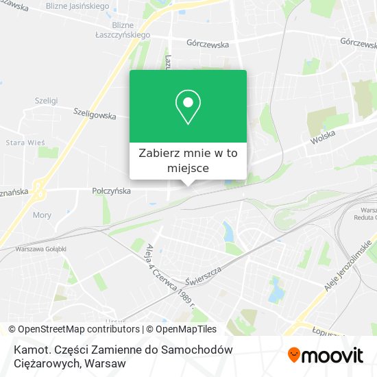 Mapa Kamot. Części Zamienne do Samochodów Ciężarowych