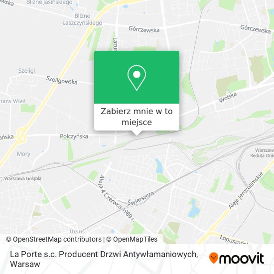 Mapa La Porte s.c. Producent Drzwi Antywłamaniowych