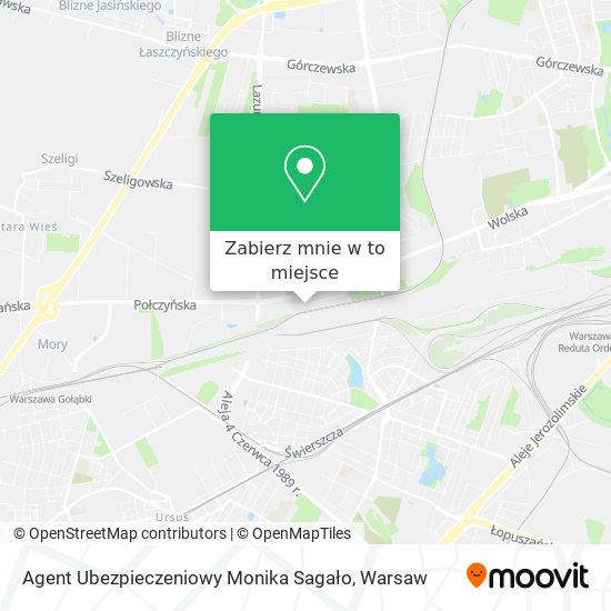 Mapa Agent Ubezpieczeniowy Monika Sagało