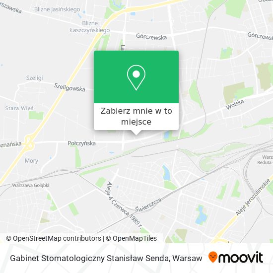 Mapa Gabinet Stomatologiczny Stanisław Senda