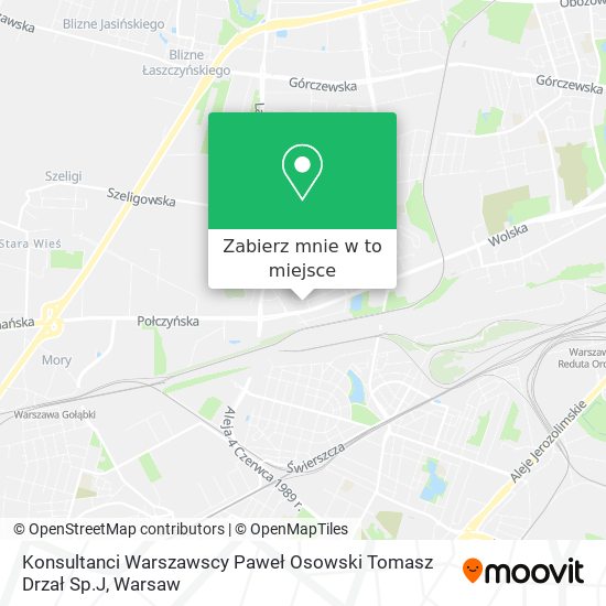 Mapa Konsultanci Warszawscy Paweł Osowski Tomasz Drzał Sp.J